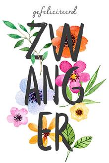 wenskaart Zwanger