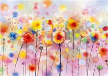 wenskaart veldbloemen