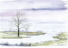 wenskaart rivier condoleance