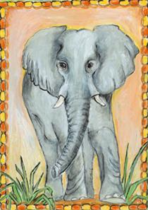 wenskaart olifant