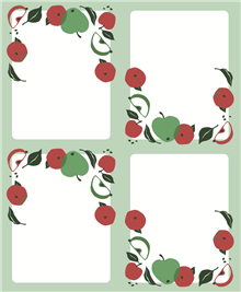 Etiket Appelen 4x