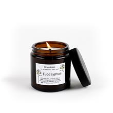 Eco koolzaad Geurkaars in pot eucalyptus 120 ml