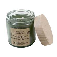 Eco koolzaad Glazenpotje geur  Cederwood kl 32