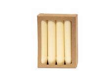 Eco koolzaad set 4x dinerkaars ivoor