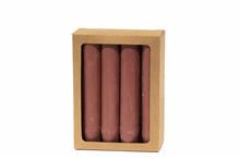 Eco koolzaad set 4x dinerkaars donkerroord