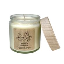 Eco koolzaad Glazenpotje geurkaars Geranium ( ivoor) 120 ml