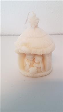 Eco koolzaad Kerststal met Ster