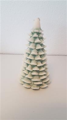 Eco koolzaad Kerstboom Sneeuw en groen