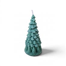Eco koolzaad Kerstboom Sterren Groen (11x6,5 cm)