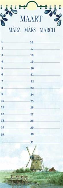 Verjaardagskalender molens boten
