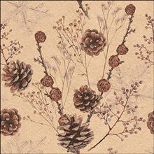 Servet 33x33 Recycled Pine cones
