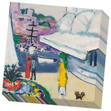 Servet 33x33 Gezicht op het casino-Kees v Dongen