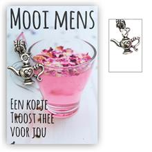 Cadeaukaartje`` Een kopje troost thee voor jou Theepot