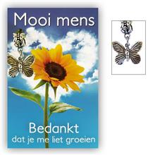 Cadeaukaartje  Bedankt,je liet me