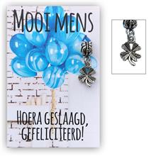 Cadeaukaartje Hoera, Geslaagd, Gefeliciteerd`