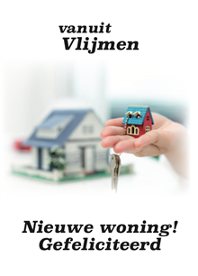 Veel geluk nieuwe huis, bos sleutels