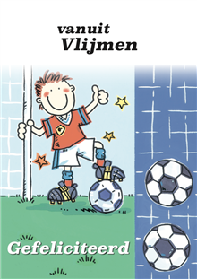 Gefeliciteeerd voetballer