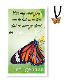 Lief gebaar Van mij voor jou ...Vlinder