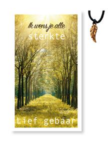 Lief gebaar  Ik wens je alle.....Veertje