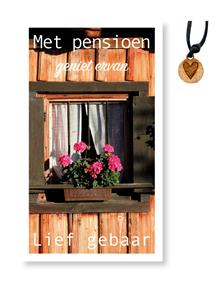 Lief gebaar Met pensioen ....Hartje