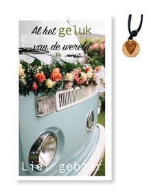 Lief gebaar Al het geluk van....Hartje
