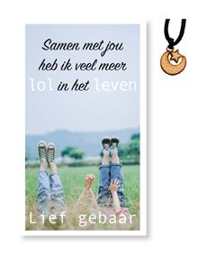 Lief gebaar Samen met jou ....Maantje