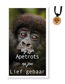 Lief gebaar Wij zijn apetrots  ....Diamantje