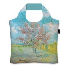Flowering peach trees