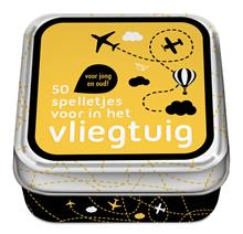 Reisspelletjes in blik - vliegtuig