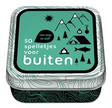 Reisspelletjes in blik - buiten