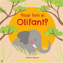 Eco-kartonboek Waar ben je, Olifant?