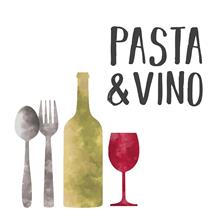 Servet 25x25 Pasta & vino