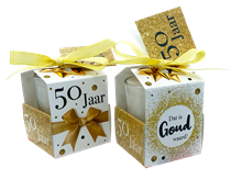 Wenskaarsje LL024 - Goud waard 50 jaar