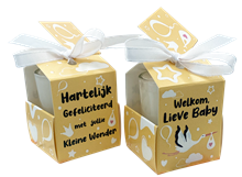 Wenskaarsje LL009 - Welkom lieve baby