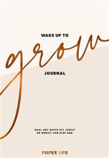 Wake up to grow journal
