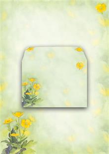 briefpapier A4 boterbloemen + 51409