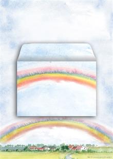 briefpapier A4 regenboog + 51422