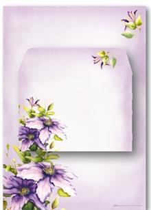 briefpapier A4 clematis + 51437