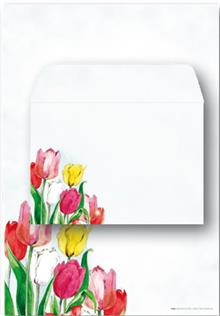 briefpapier A4 tulpen 3 + 51438