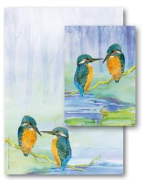 briefpapier A5 ijsvogels (11230)
