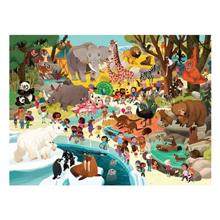 Puzzel Day at the Zoo 72 pcs