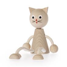 zitfiguur poes, gekleurd