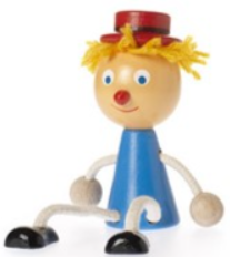 zitfiguur jongen, kleur