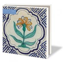 Kaartenmapje Flowers, Dutch tiles - NL Tegelmuseum