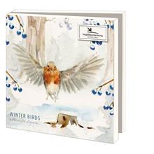 Kaartenmapje Winterbirds M Dujardin Vogelbescherming
