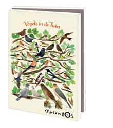 Kaartenmapje klein Vogels in de tuin- Miriam Bos
