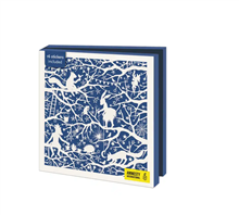 Kaartenmapje AM Geetje Aalders, Blauw
