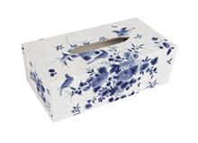 Tissue box holder Chinese bloemen